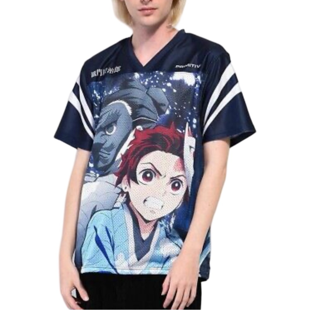 NWT Primitive x Demon Slayer Tanjiro Mesh Jersey